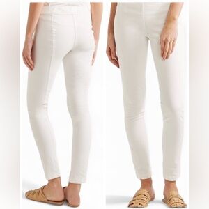 THE ROW MID RISE WHITE STRETCHY SKINNY JEANS PANTS OLSEN TWINS BRAND S